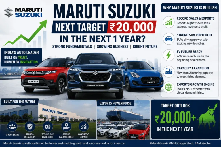 Maruti Suzuki Share Price Target ₹20,000? Why Investors Are Bullish on India’s Auto Giant